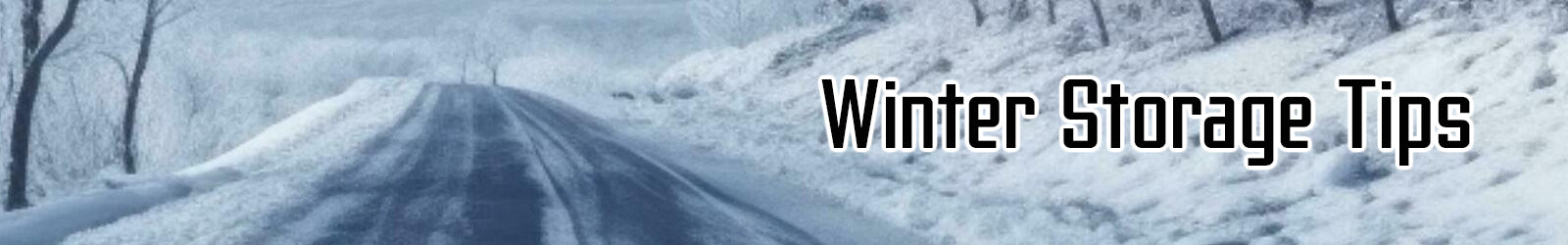 Blog on Storing your motorcycle for the winter