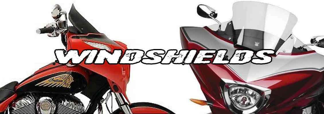 Victory & Indian Motorcycle Windshields, Windscreens, Wind Deflectors, Hardware & Dash Bags