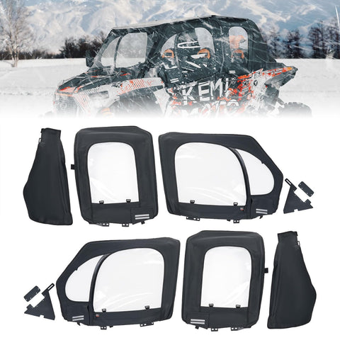 Polaris RZR XP 4 1000 Soft Upper Doors With Metal Door Frame by