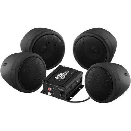 1000W 4 Speaker System Black MC470 by Boss Audio