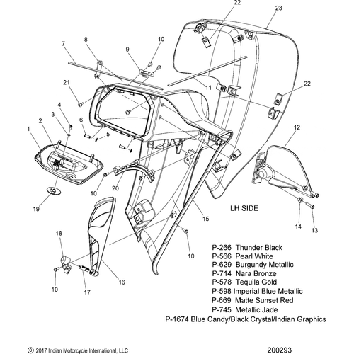 Assembly Wind Defl. LH by Polaris Witchdoctors