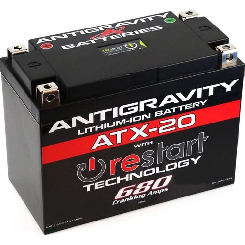 Western Powersports Drop Ship Battery Battery Lithium ATX20-RS 680 CA by Antigravity AG-ATX20-RS
