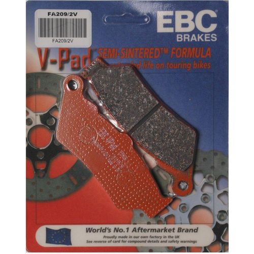 Brake Pads Semi-Sintered Rear Up to 07 by EBC