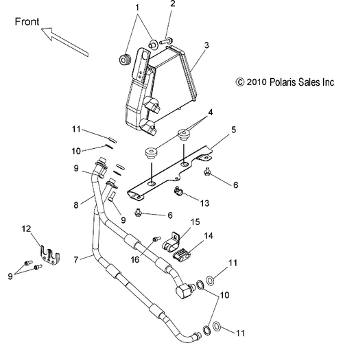 Engine, Oil Cooling System 2017 Victory High Ball All Options