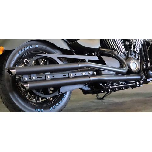 Exhaust 2 1/4" Slip Stick Stagger Chrome by RPW