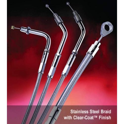 Barnett Fast Idle / Choke Cable Fast Idle / Choke Cable Stainless Steel by Barnett