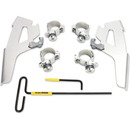Fats/Slims No-Tool Trigger-Lock Windshield Mount Kit by Memphis Shades
