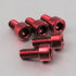 Witchdoctors Colored Bolt Kits Gas Cap Bolts Red by Witchdoctors GTL-COL-RED