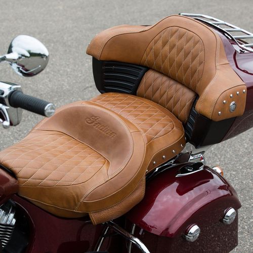 Genuine Leather Extended Reach Heated Seat Desert Tan by Polaris