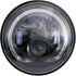 Headlight LED 7 Inch Black by Rivco