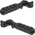 Parts Unlimited Drop Ship Highway Bar Pegs & Mounts Highway Bar Foot Pegs Anti-Vibration with 1.25 inch Clamps Black by Rivco PEGS125BK