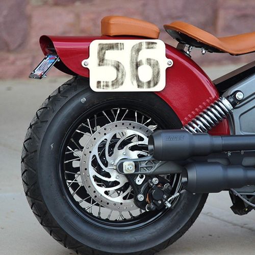 Number Plate for Indian Scout by Klock Werks