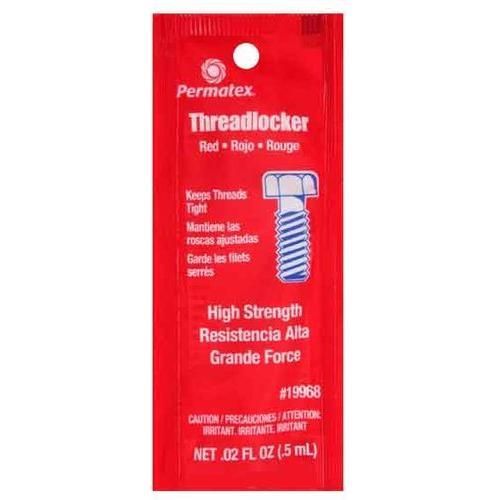 Red Single Use Heavy Duty Thread Locker by Permatex Witchdoctors
