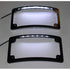 Plate Frame Radius LED Illumination Black Horizontal by Custom Dynamics