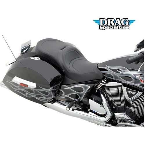 Parts Unlimited Drop Ship Seat Seat Touring Low-Profile For Victory OEM Backrest by Drag Specialties 0810-1540