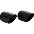 Six Shooter Exhaust Tips - Matte Black by Polaris