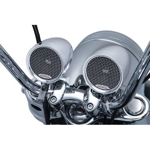Speaker Pods Road Thunder w/ Bluetooth Audio Controller Chrome by MTX