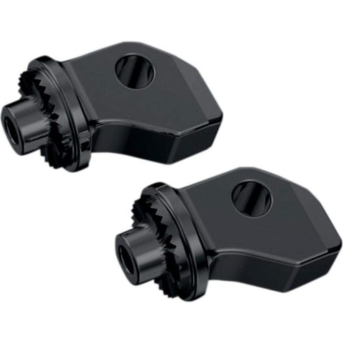 Splined Adapters for Victory & Indian Satin Black by Kuryakyn