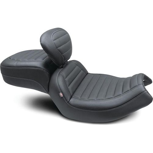 Standard Touring One Piece Seat with Driver Backrest for Indian by Mus –  Witchdoctors