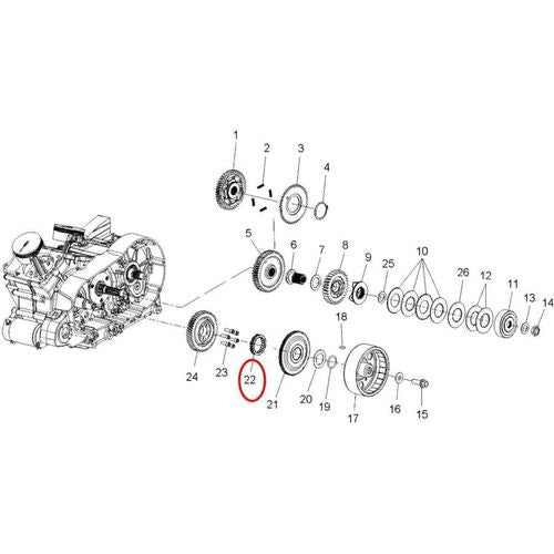 Starter Drive Clutch Bearing By Polaris Witchdoctors starter-drive-clutch-bearing-by-polaris-witchdoctors