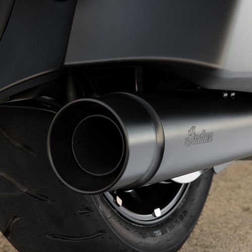 Straight Exhaust Tips - Matte Black by Polaris
