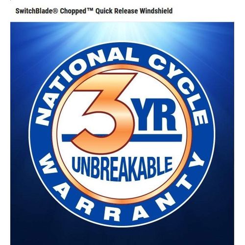 Switchblade Windshield Chopped Clear by National Cycle