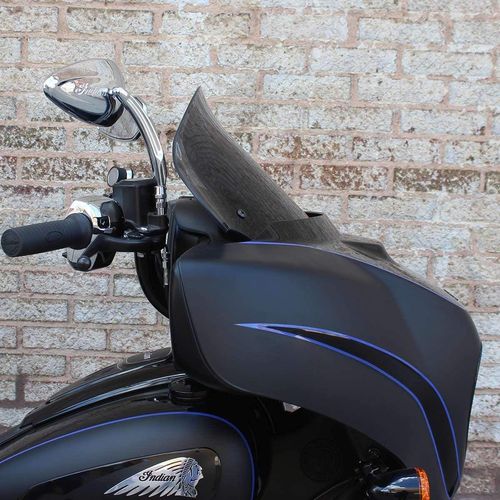 Parts Unlimited Drop Ship Windshield Windshield Flare Tall-Dark Smoke 14 Inch for Indians by Klock Werks 2312-0481