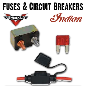Victory &amp; Indian Motorcycle Electrical Fuses, Relays, Circuit Breakers and more Available at BuyWitchdoctors.com