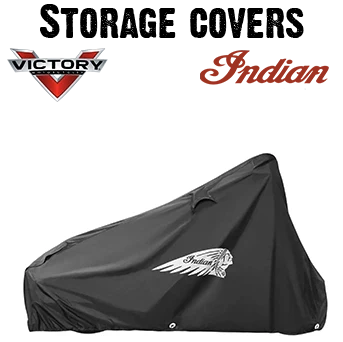 in stock motorcycle storage covers, wheel chocks and tow straps