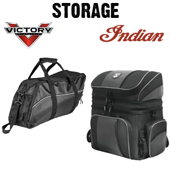 Indian & Victory motorcycle luggage, bags, dash pouches, tool bags, rack bags