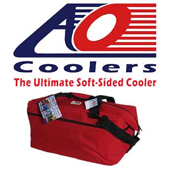 AO coolers red soft side cooler