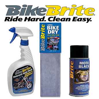 Bike brite moto black, bike dry towel, bike wash