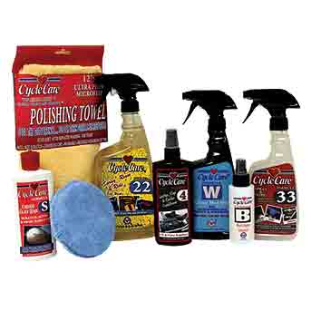 Cycle Care motorcycle detailing and cleaning products