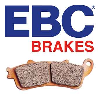 EBC Motorcycle Brake Pads and logo