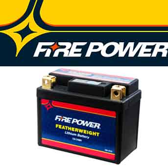 Fire Power Motorcycle Battery & Accessories