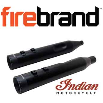 Firebrand exhaust for Indian motorcycles