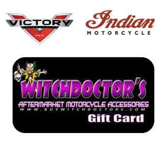 Victory and Indian motorcycles witchdoctors.com gift card