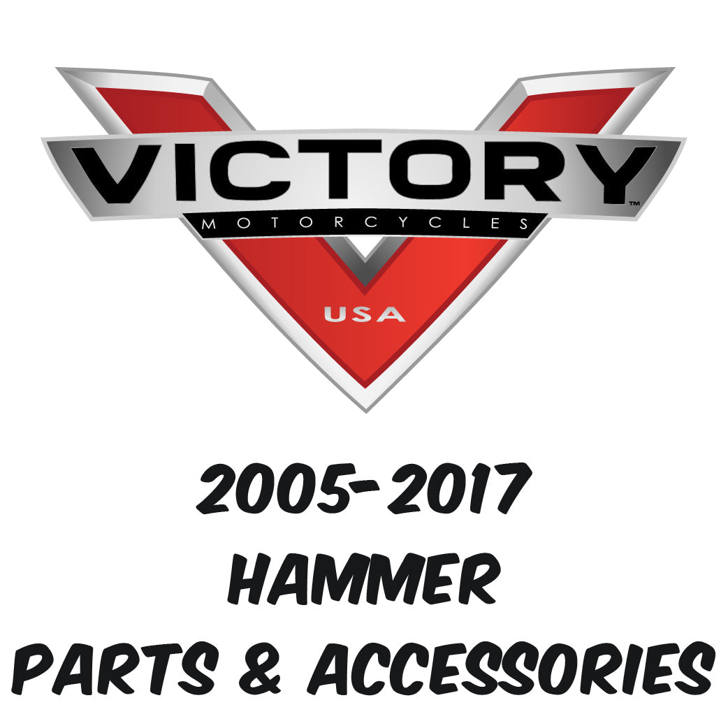 Victory Hammer, Hammer 8-ball, Hammer S motorcycles and victory parts and accessories logo