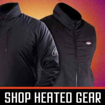 Gerbing heated gear, socks, jackets, pants.