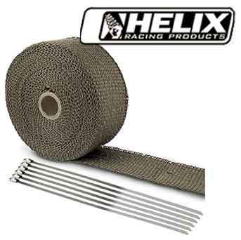 Helix heat barriers and hi temp paint.