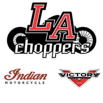 LA Choppers, handlebars, cable kits and lowering links for Victory and Indian motorcycles.