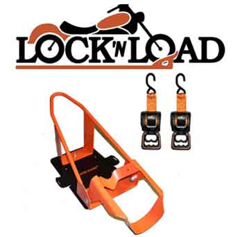 Lock & Load Motorcycle Wheel Chock & Tie Down