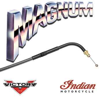 Magnum Clutch & Throttle Cables for Victory & Indian Motorcycles