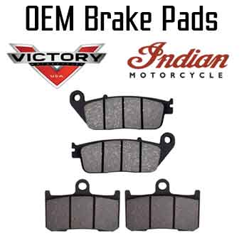 Victory or indian motorcycle oem brake pads