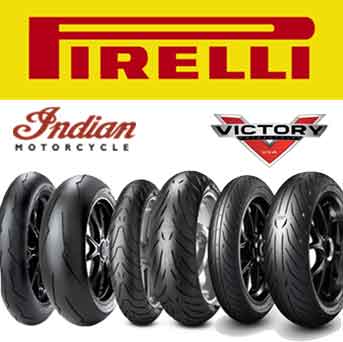 Pirelli Motorcycle Tires for Victory & Indian motorcycles