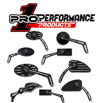 Pro One Motorcycle Mirrors.