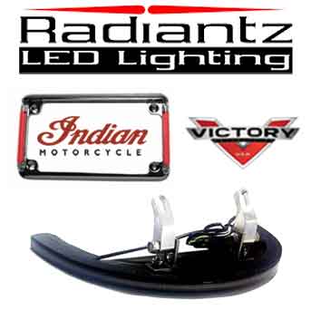 Radiantz Motorcycle LED Lighting for victory and Indian motorcycles