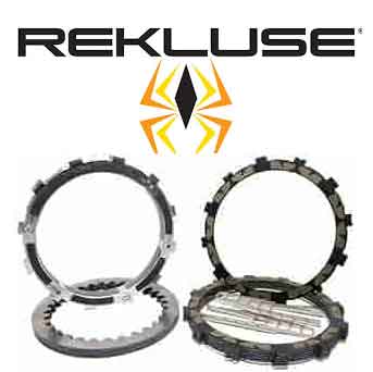 Rekluse clutch discs for Indian Scout motorcycles. 