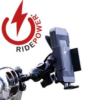 Ridepower Cell Phone Mounts & Chargers for motorcycles