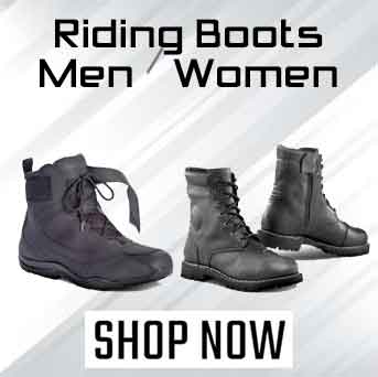 2 pair of black Motorcycle boots and shoes
